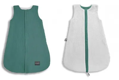 Sac de dormit din bumbac cu 2 fete 0-4 luni Ocean S Sleepee 1 tog