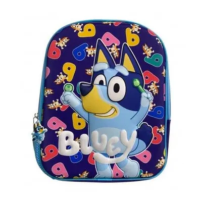 Rucsac 3D, 28x24x12 cm, bretele ajustabile si captusite, Miniplay, Bluey