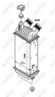Intercooler Citroen Jumpy; Peugeot Expert, Expert Tepee 1.6d Dupa 2007