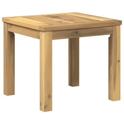 vidaXL Masă de cafea Alb 40 x 40,5 x 36 cm Lemn Solid de Acacia