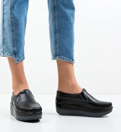 Pantofi Casul Freeman Negri