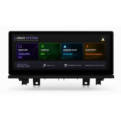Navigatie BMW X1 F48 (2016-2017), Linux OS OEM, Varianta NBT, CarPlay Android Auto Wireless, MirrorLink, Camera AHD, 12.3 Inch