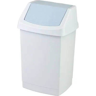 Coș de gunoi gri deschis din plastic 25 l Click-It – Curver