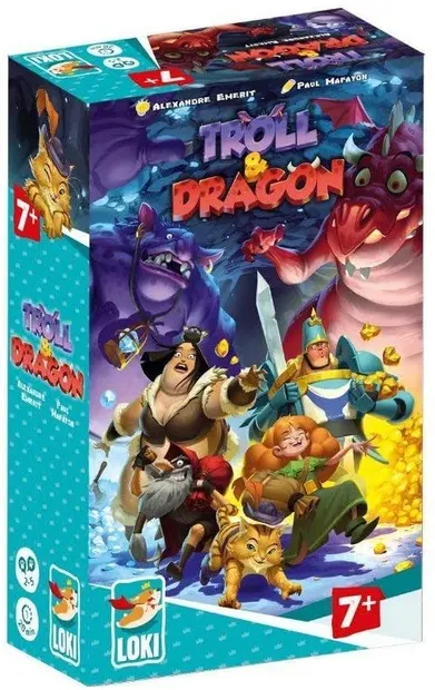Joc de societate Loki: Troll & Dragon - Pentru copii