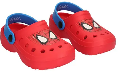 Papuci pentru copii Cerda - Spiderman Eyes, mărimea 30-31, roşu