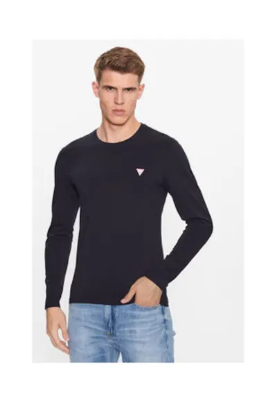Bluza cu maneca lunga si decolteu rotund