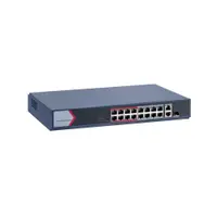 Switch cu 16 porturi Hikvision DS-3E1318P-EI/M, 7.2 Gbps, 5.36 Mpps, 16 000 MAC, PoE, cu management
