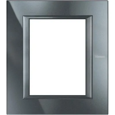 Rama dreptunghiulara Axolute aluminiu monocrom 3+3 module - Antracit