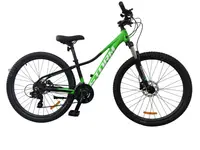 Bicicleta MTB Storm Shark Man 2.0, 27.5 Inch, Cadru 13,2D Frane Hidraulice, Verde Negru