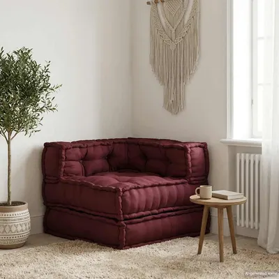 vidaXL Unitatea de sofa modulară maro 70x70x54 material