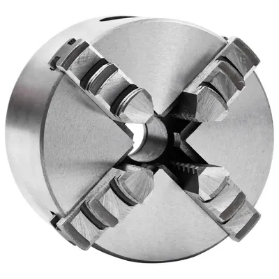 vidaXL Mandrină de strung cu 4 fălci, 80 mm, oțel K12 80
