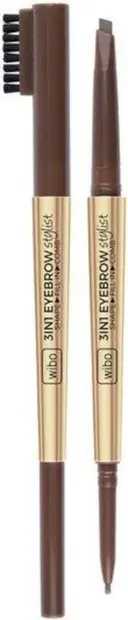 Wibo Creion pentru sprancene 3 în 1 Eyebrow Stylist, 01, 0.4 g