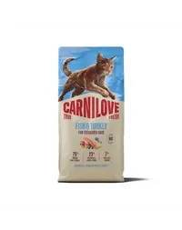 Hrană pisici steril CARNILOVE True Fresh Cat Fish and Turkey Sterilised 6 kg pește și curcan