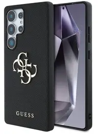 Husă Guess - Grained, Galaxy S25 Ultra, negru