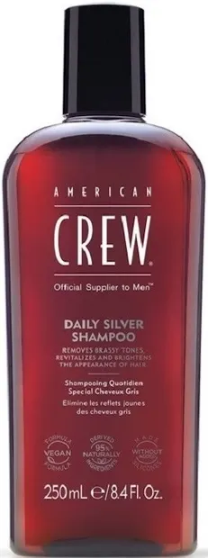 American Crew Șampon pentru păr gri, 250 ml