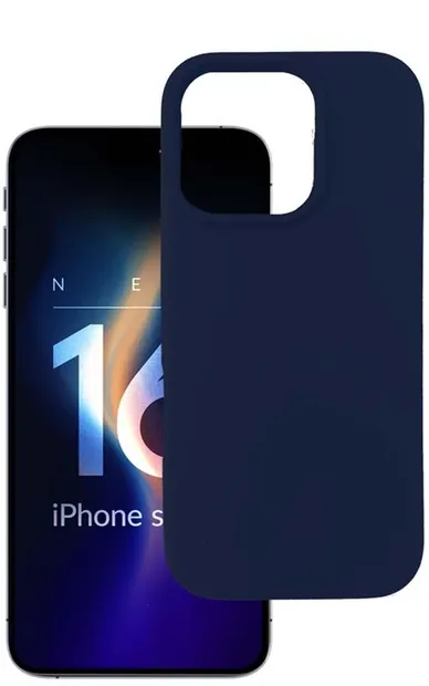 Husă 3mk - Silicone, iPhone 16 Pro Max, Dark Navy