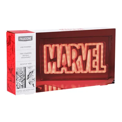 Lampă Paladone Marvel: Marvel - Logo (Neon)