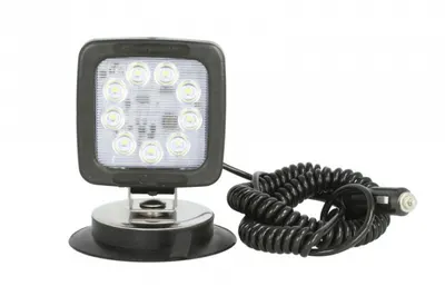 Lumina lucru (LED, 12 24V, 1300lm, numar elemente LED: 9, lungime: 101mm, inaltime: 105mm, adancime: 77,5mm, cu mufa mai usoara; montabil cu magnet; Sirma de 3m)