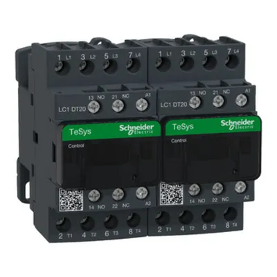 Contactor de comutare, TeSys Deca, 4P(4NO), AC-1, <=440V, 20A, bobina 230V AC 50/60Hz, borne cu clema cu surub