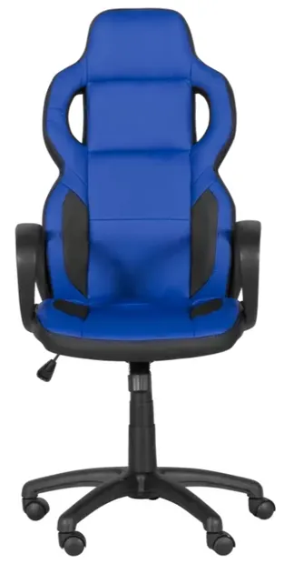 Scaun de gaming Carmen - 7510, negru/albastru