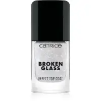 Catrice Broken Glass Effect Top Coat lac de unghii/parte sus cu particule stralucitoare culoare 050 Sparkling Reflection 10.5 ml