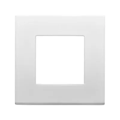 Placa ornament 1 modul Dahlia alb