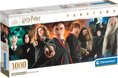 Puzzle panoramic Clementoni din 1000 piese - Harry Potter
