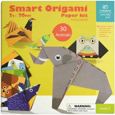 Trusa origami Tooky Land - Animale, 30 de foi