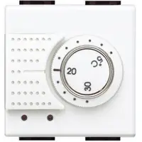 Termostat electronic ambian ta cu sonda de podea LiVing Light alb