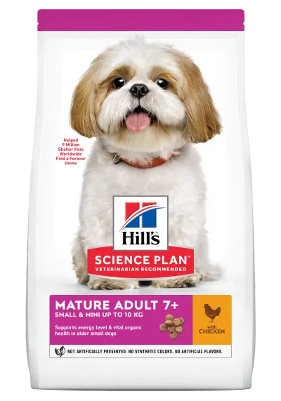 Hrana uscata caini, Hill's Science Plan Canine Mature Small and Mini Chicken, 3 kg