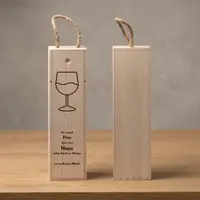 Cutie pentru vin personalizata , zLa multi ani!, , Un cadou elegant E i memorabil