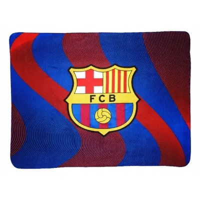 Pătură distractivă cu dungi FC Barcelona