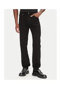 Pantaloni barbati 78OAB5S0 CDW00 - Bumbac - Negru - Negru