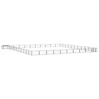 vidaXL Țarc câini 44 panouri negru 100x50 cm oțel vopsit electrostatic