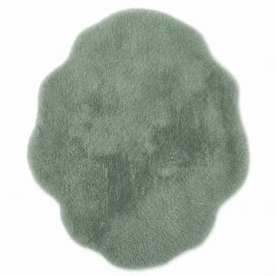 Covor pentru copii verde salvie 115x140 cm Mammoth – Meowbaby