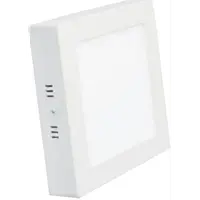 Spot LED patrat aparent, 225x225x39mm, 18W lumina rece 6500K