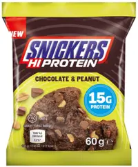 Snickers Hi Protein - ciocolată cu arahide, 60 g, Mars Protein