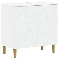 vidaXL Dulap pentru Chiuveta de Baie DELFT Alb 59,5 x 31,5 x 59 cm
