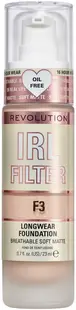 Makeup Revolution Fond de ten de lungă durată IRL Filter, F3, 23 ml