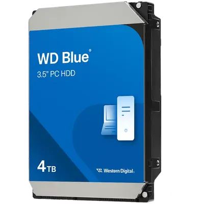 Hdd Desktop Wd Blue 4tb Cmr, 3.5'', 128mb, 5400 Rpm, Sata