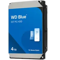 Hdd Desktop Wd Blue 4tb Cmr, 3.5'', 128mb, 5400 Rpm, Sata
