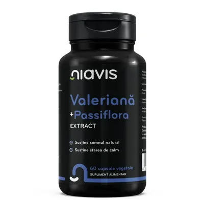 Valeriana + Passiflora extract 60cps, Niavis