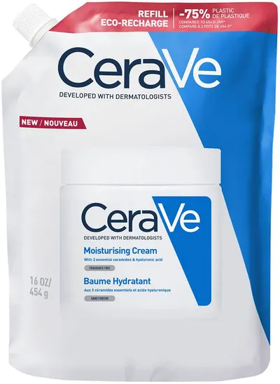 CeraVe Cremă hidratantă pentru față și corp, filler, 454 g