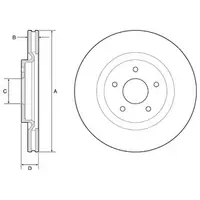 Disc frana DELPHI BG9195C