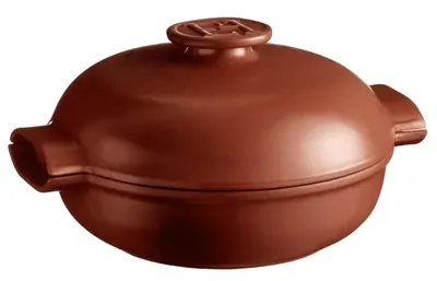 Castron ceramic pentru inducție Emile Henry - Delight, 2,5 L, roșu