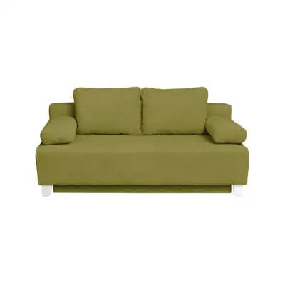 Canapea YASMIN II extensibila, 3 locuri, cu arcuri si lada depozitare, verde deschis, 190x100x90 cm