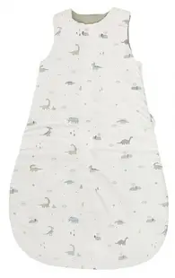 Sac de dormit Bimbidreams - Trex, 75 cm, Tog 2.5, White/Green