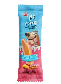 Dr Zoo, inghetata pentru caini, Carnati si Branza, 50 g