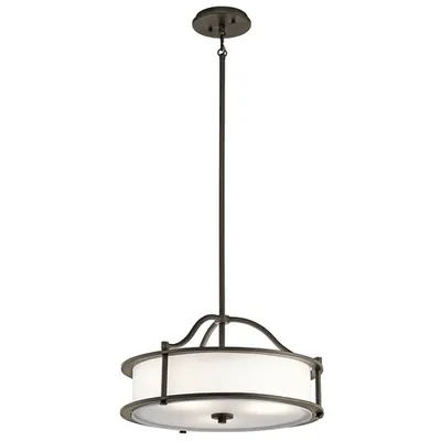 Lampa suspendata Emory 3 Light Pendant/Semi Flush – Olde Bronze