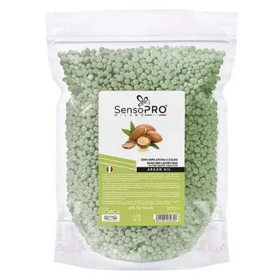 Ceara epilat elastica granule, SensoPro, Ulei de Argan, 500 g